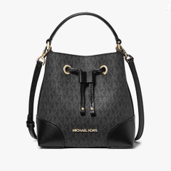 Túi Michael Kors Mercer Small Logo Bucket Bag Black 35F2GM9M1B