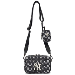 Túi MLB Monogram Crossbody 2 ngăn NY Đen 3ACRS012N