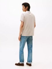 Áo Polo Tommy Hilfiger Regular Fit Linen Pique Sandalwood MW33140 251