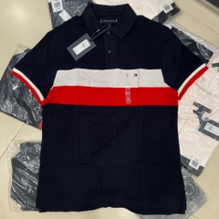 Áo Polo Tommy Hilfiger Regular Fit Colorblock Navy MW33218 400