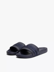 Dép Tommy Hilfiger Webbed Logo Pool Space Blue FW08529 400