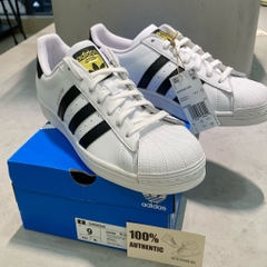 Superstar Trắng Tem Vàng Sọc Đen