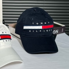 Nón Tommy Hilfiger Flag Stripe Logo Baseball Cap Sky Captain 78B4207 416