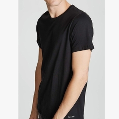 Áo Calvin Klein Cotton Classic Slim Fit Crew Neck 3-Pack Black NB4013 001
