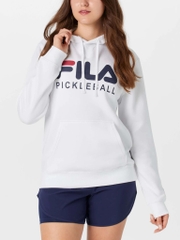Áo Hoodile Fila Pickleball White TU31D646 100