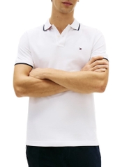 Áo Polo Tommy Hilfiger Regular Fit Undercollar White MW42748 100