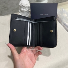 Ví Tommy Hilfiger Women's TH Icon Med ZA Flap Black AW17742 001