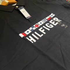 Áo Polo Tommy Hilfiger Regular Fit Nautica Graphic Joey SS Logo Black XM04760 001