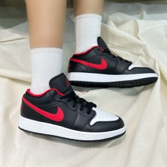Jordan 1 LOW Black Fire Red 553558 063