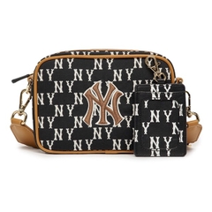 Túi MLB Classic Monogram JQD Camera Bag Black NY - 7ACRM023N 50BKS