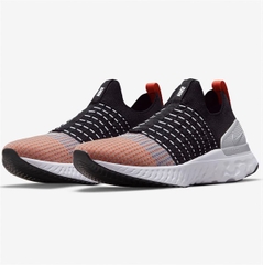 React Phantom Run Flyknit2 Black Team Orange DQ7647 001