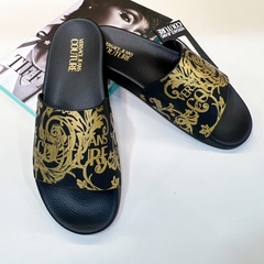 Dép Versace Jeans Couture Gummy Logo Baroque EZS365 EG89