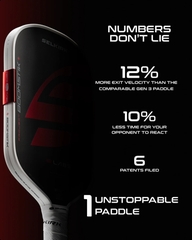 Vợt Pickleball Selkirk Labs Project Boomstik Elongated 16mm Black Red