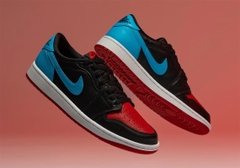 Jordan 1 Retro Low Black Blue Red CZ0775 046