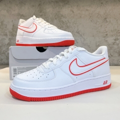 Nike Air Force 1 White Picante Red (GS) DV7762 101
