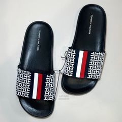 Dép Tommy Hilfiger DAVEY-X Black Multi