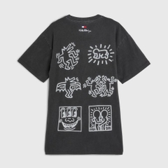 Áo Tommy X Keith Haring Dual Gender Black DM17335 001