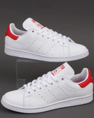 Stan Smith Trắng Gót Đỏ EF4334