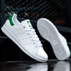 Stan Smith Trắng gót Green