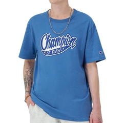 Áo Champion Midweight Tailwind Script Logo Blue T79497