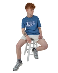 Áo Champion Midweight Tailwind Script Logo Blue T79497