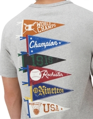 Áo Champion Heritage Pennant Logo Grey GT19 586DTB