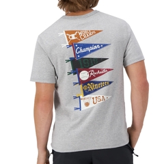 Áo Champion Heritage Pennant Logo Grey GT19 586DTB