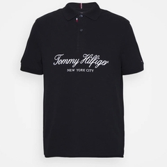 Áo Polo Tommy Hilfiger Script Branded Regular Fit Black 78J9450 410