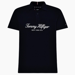 Áo Polo Tommy Hilfiger Script Branded Regular Fit Black 78J9450 410