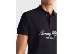 Áo Polo Tommy Hilfiger Script Branded Regular Fit Black 78J9450 410
