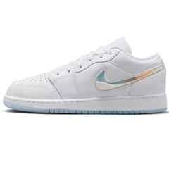 Jordan 1 Low Glitter Swoosh FQ9112 100