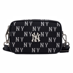 Túi MLB Monogram Jacquard Mini Cross Bag NY Black 3ACRS014N 50BKS