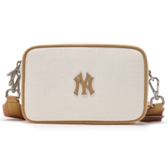 Túi MLB Monogram Jacquard Mini Cross Bag NY Cream 3ACRS014N 50CRD