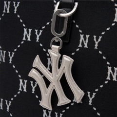 Túi Tote MLB Diamond Monogram Jacquard NY Black 3AORL014N 50BKS