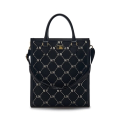 Túi Tote MLB DIA Monogram NY Black 7ACRMD24N 50BKS