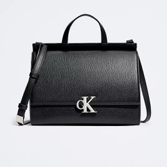 Túi Calvin Klein Archive Large Square Flap CrossBody Bag Black