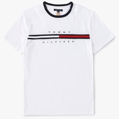 Áo Tommy Hilfiger ADP Essential Flag Logo White 78C7099 100