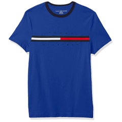 Áo Tommy Hilfiger Embroidered Flag Logo Blue 78C8797 439