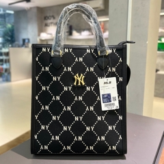 Túi Tote MLB DIA Monogram NY Black 7ACRMD24N 50BKS