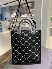 Túi Tote MLB DIA Monogram NY Black 7ACRMD24N 50BKS