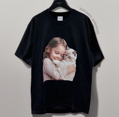 Áo ADLV Cat Hug Girl Black