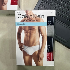 Calvin Klein Men's Underwear 4 Pack Cotton Hip Briefs
