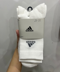 Vớ adidas Cushioned Crew Socks 3 Pairs White IA3949