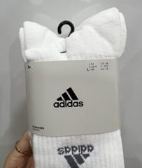 Vớ adidas Cushioned Crew Socks 3 Pairs White IA3949
