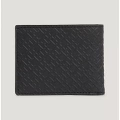 Ví Tommy Hilfiger Monogram Mini Credit Card Wallet Black AM12175 001
