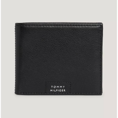 Ví Tommy Hilfiger Leather Card Wallet Black AM12187 001