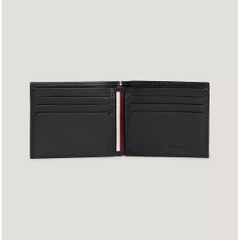 Ví Tommy Hilfiger Leather Card Wallet Black AM12187 001