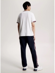 Áo Tommy Hilfiger Signature Stripe Tipped Ancient White MW32585 100