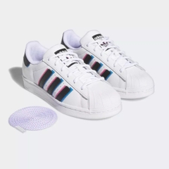 Superstar 3D Color White Black IE7388