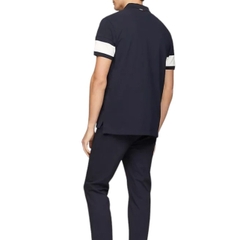 Áo Polo Tommy Hilfiger Regular Fit Colorblock Logo Navy 78J9767 410